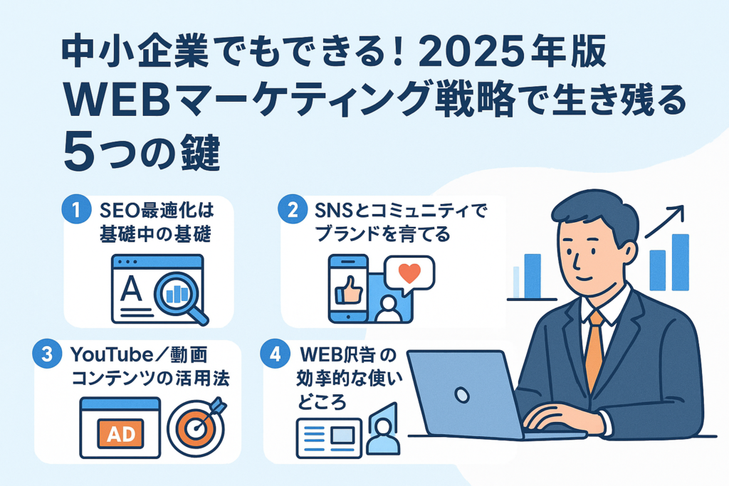 中小企業でもできる！2025年版WEBマーケティング戦略で生き残る５つの鍵